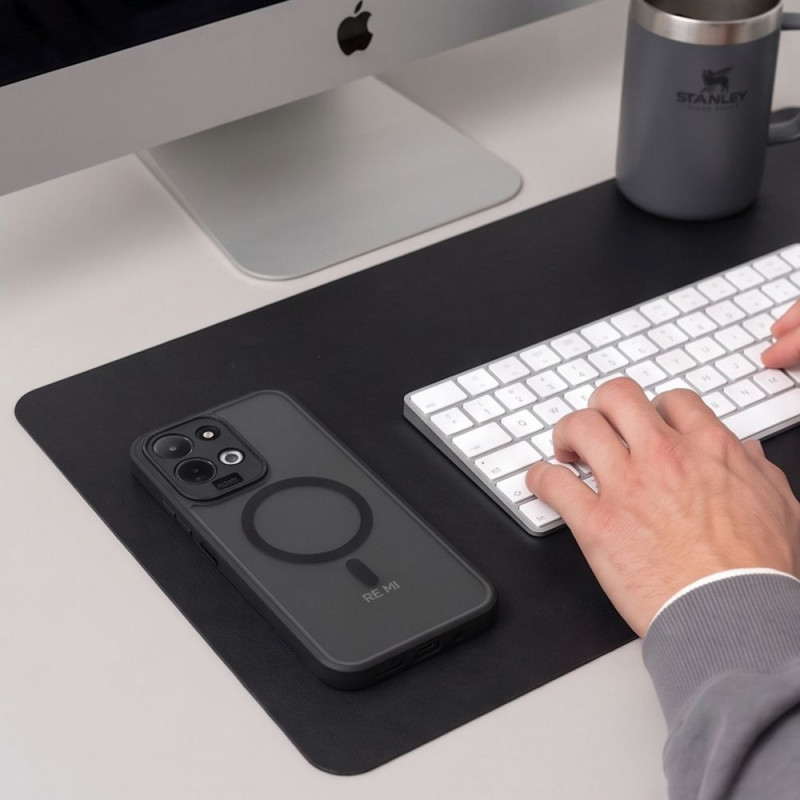 Funda Tech-Protect Magmat MagSafe para Xiaomi Redmi 17 4G / 5G, negro mate