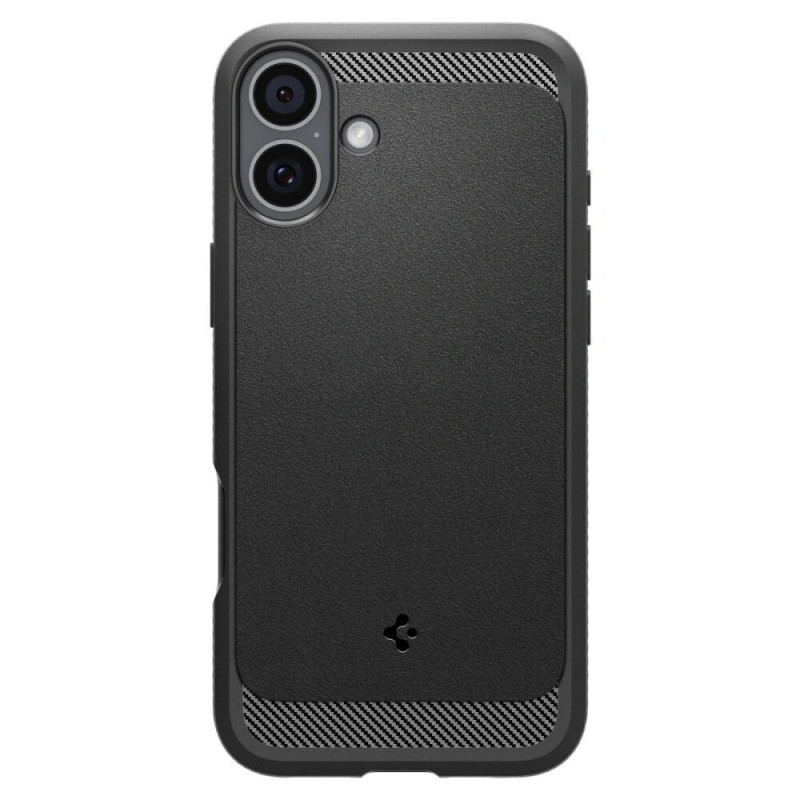 Funda Spigen Rugged Armor Mag MagSafe para Apple iPhone 16, negro mate