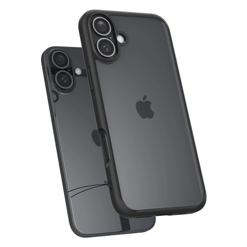 Funda Ultra Hybrid Spigen para Apple iPhone 16, negro mate