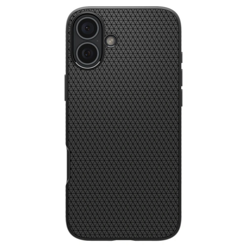 Funda Spigen Liquid Air para Apple iPhone 16, negro mate