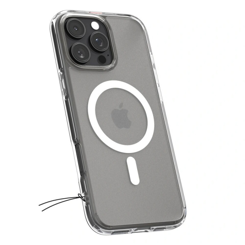 Funda Spigen Ultra Hybrid Mag MagSafe para Apple iPhone 16 Pro, transparente Frost Clear