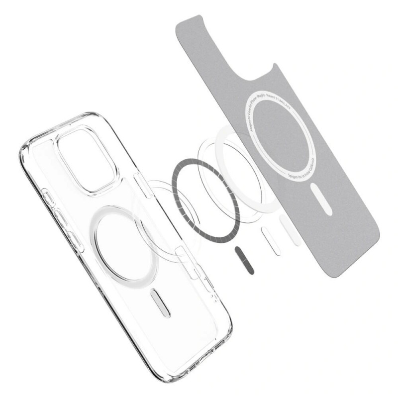 Funda Spigen Ultra Hybrid Mag MagSafe para Apple iPhone 16 Pro, transparente Frost Clear