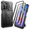 Funda resistente Tech-Protect Kevlar Cam+ 2-Set para Samsung Galaxy A17 / A18 4G / 5G, negra