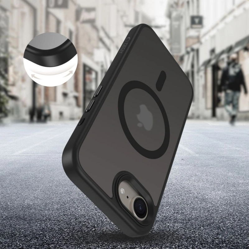 Funda Tech-Protect Magmat MagSafe para Apple iPhone 17e / 16e, negro mate