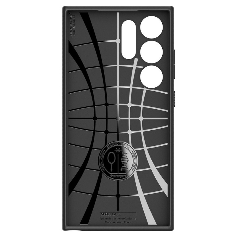Funda Spigen Liquid Air para Samsung Galaxy S24 Ultra, negro mate