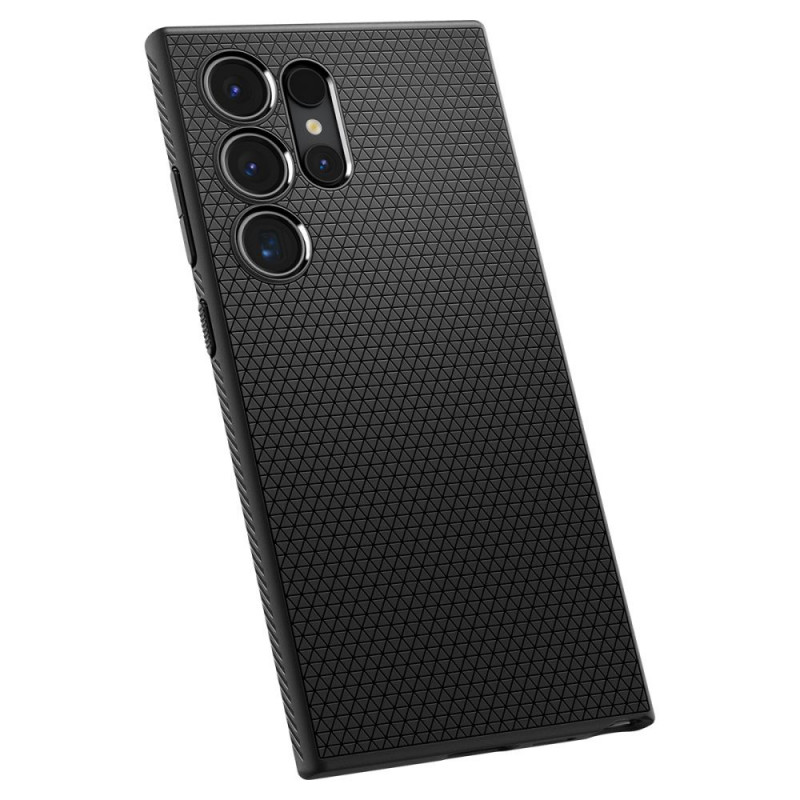 Funda Spigen Liquid Air para Samsung Galaxy S24 Ultra, negro mate
