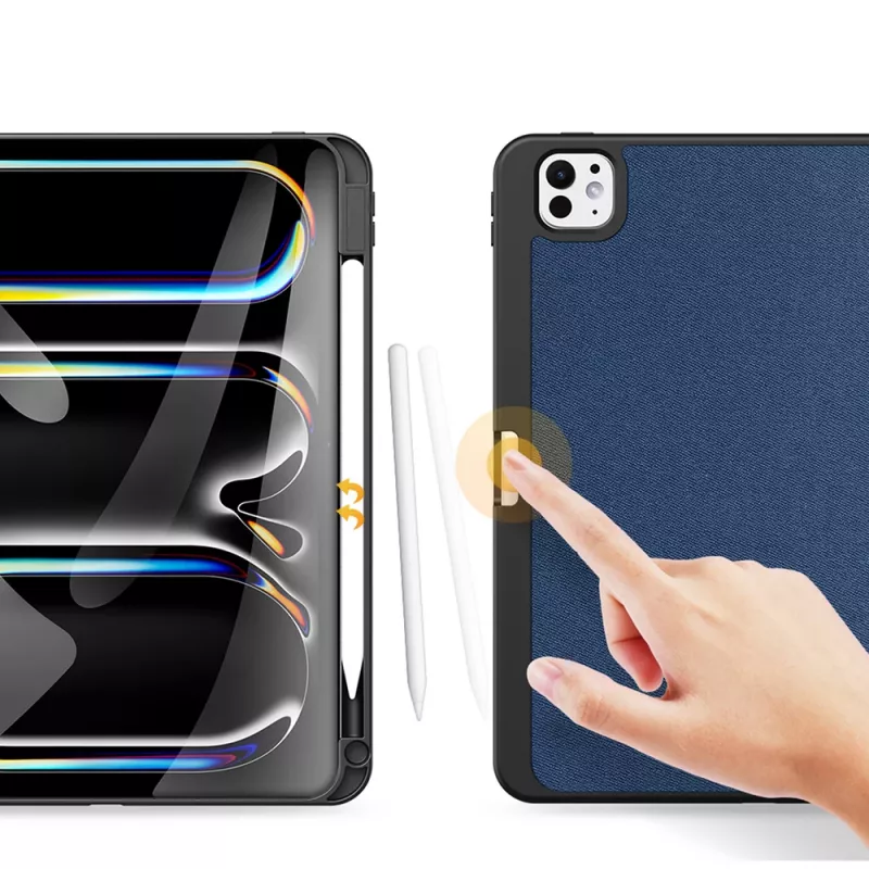 Funda Domo Dux Ducis con solapa y smart sleep para Xiaomi Pad 6 / 6 Pro, azul