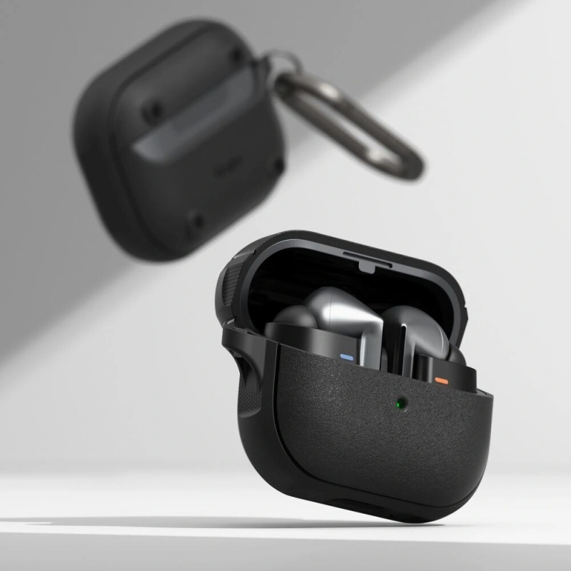 Funda Ringke Onyx Magnetic MagSafe para Samsung Galaxy Buds 3 / 3 Pro, negra