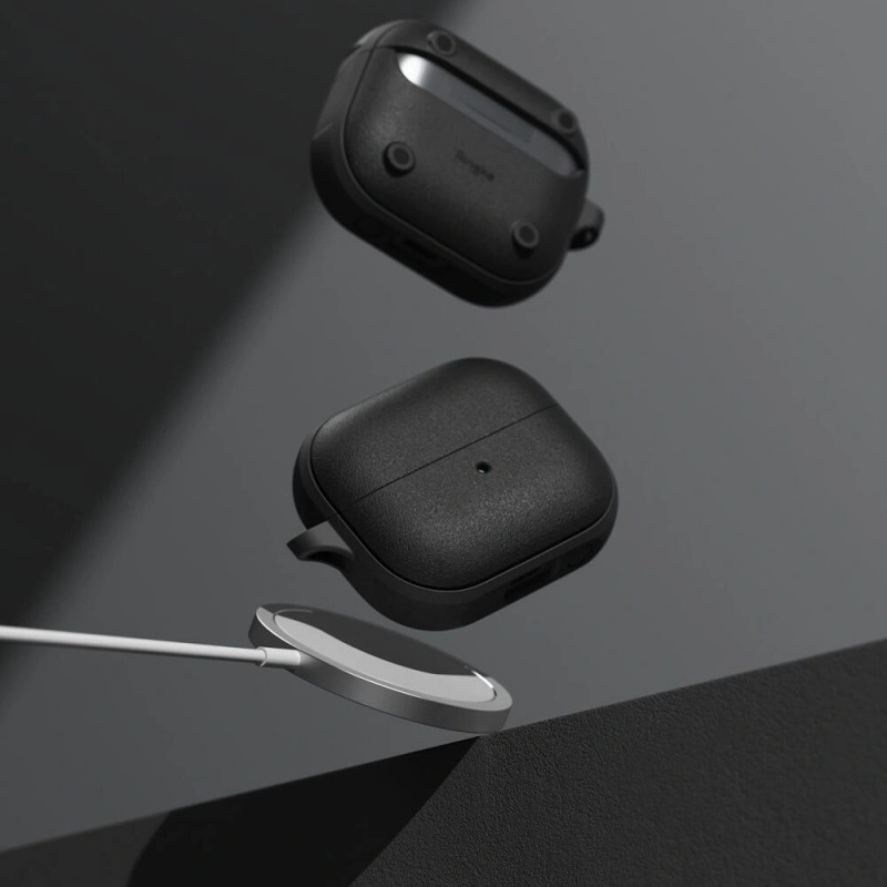 Funda Ringke Onyx Magnetic MagSafe para Samsung Galaxy Buds 3 / 3 Pro, negra