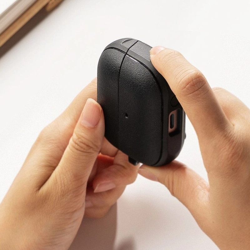 Funda Ringke Onyx Magnetic MagSafe para Samsung Galaxy Buds 3 / 3 Pro, negra
