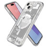 Funda Spigen Ultra Hybrid Mag con MagSafe para Apple iPhone 15 Plus / 14 Plus, Zero One, blanca