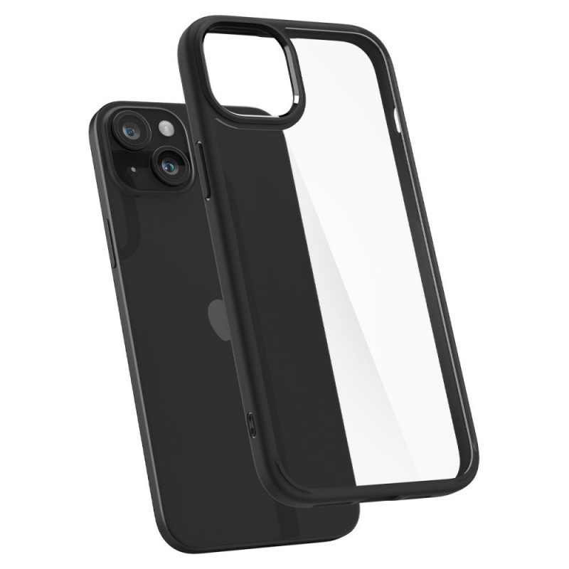Funda Spigen Ultra Hybrid para Apple iPhone 15, negro mate