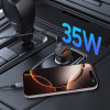 Cargador de coche de 2 puertos Tech-Protect CC02 USB-A / USB-C, PD 35W / QC 3.0, negro (THP4079)
