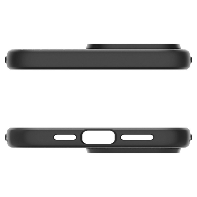 Funda Spigen Liquid Air para Apple iPhone 15 Pro, negro mate