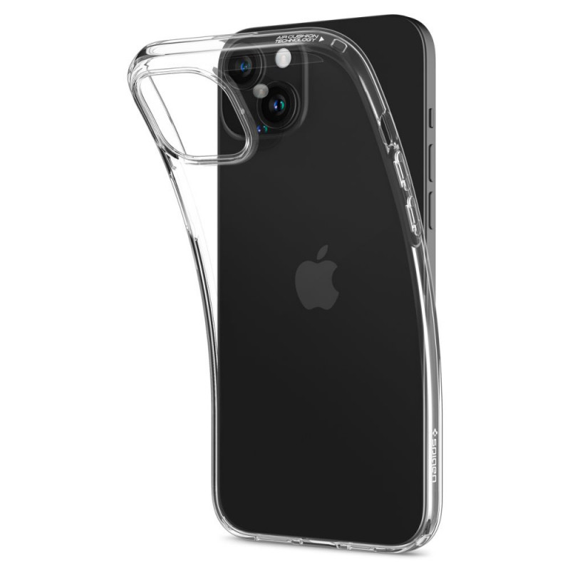 Funda Spigen Liquid Crystal para Apple iPhone 15 Plus / 14 Plus, Crystal Clear