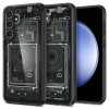 Funda Ultra Hybrid Spigen para Samsung Galaxy S23 FE, Zero One, gris oscuro