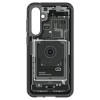 Funda Ultra Hybrid Spigen para Samsung Galaxy S23 FE, Zero One, gris oscuro