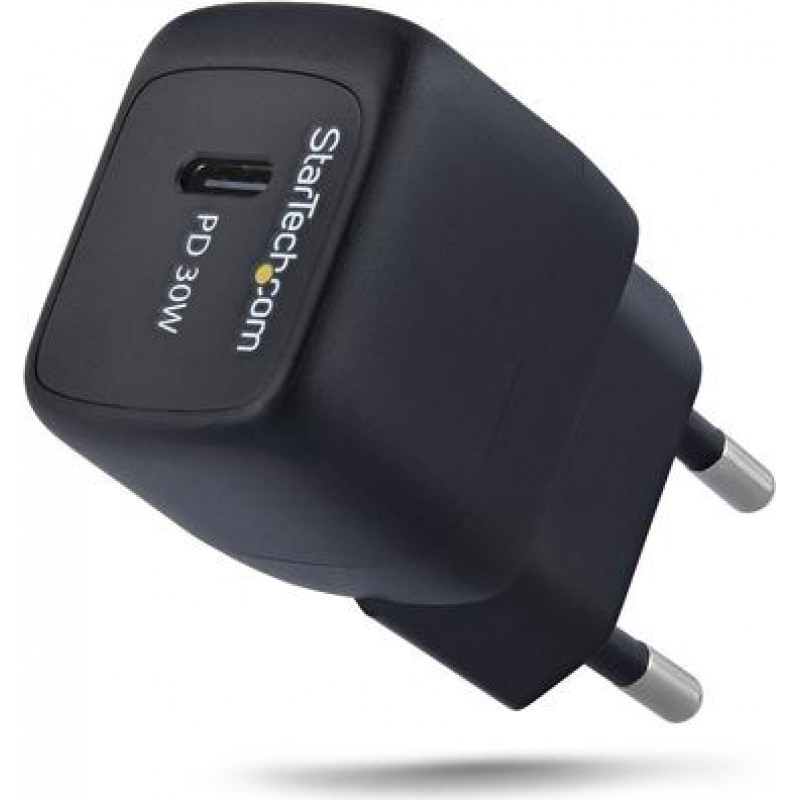 Cargador de pared StarTech.com 30 W GaN USB-C con Power Delivery, PD/PPS (103EB-WALL-CHARGER)