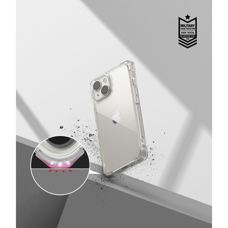 Funda Ringke Fusion Bumper para Apple iPhone 14 Plus / 15 Plus, transparente