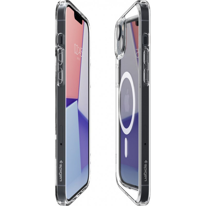 Funda MagSafe Spigen Ultra Hybrid Mag (ACS05048) para Apple iPhone 14, blanca