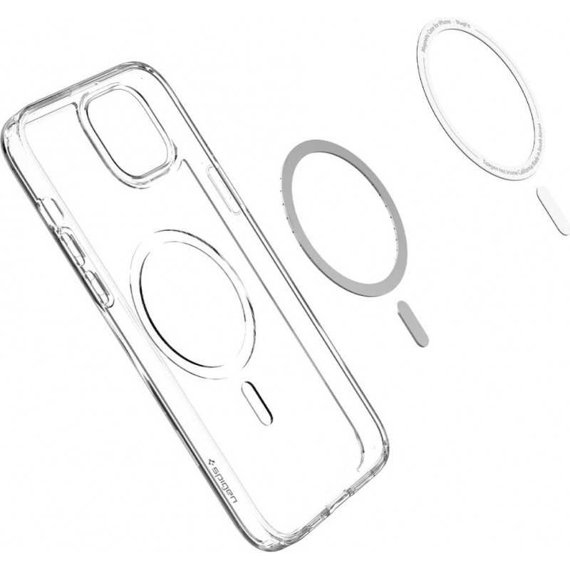 Funda MagSafe Spigen Ultra Hybrid Mag (ACS05048) para Apple iPhone 14, blanca
