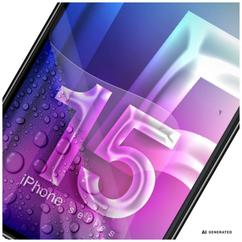 Película protectora de pantalla mate 3MK Silky Matt Pro para Apple iPhone 15