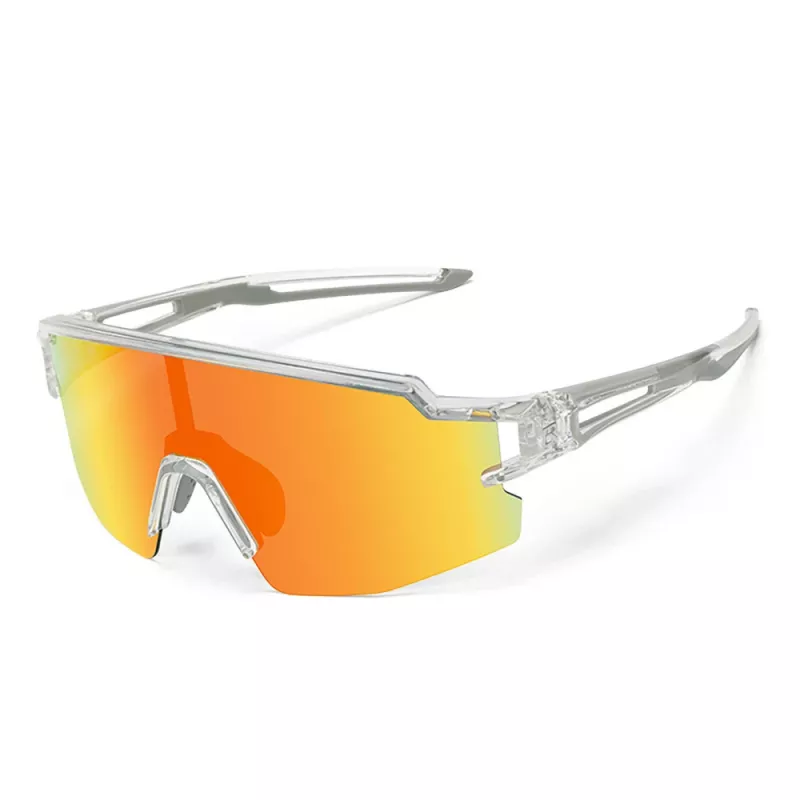 Gafas de ciclismo polarizadas para niños Rockbros con protección UV, gris