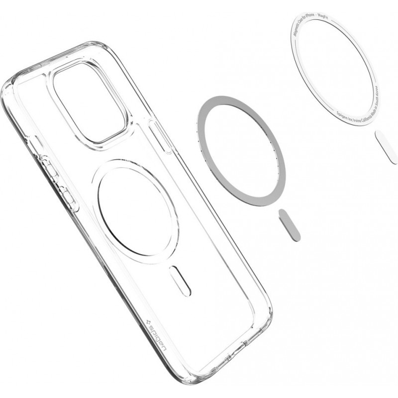 Funda MagSafe Spigen Ultra Hybrid Mag (ACS04969) para Apple iPhone 14 Pro, blanca