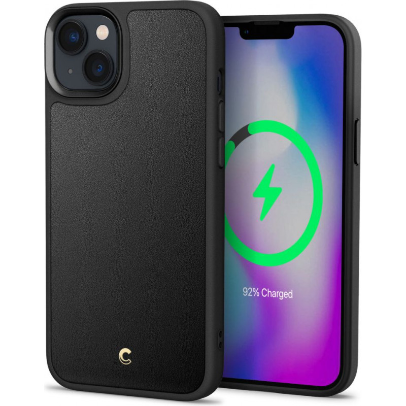 Funda MagSafe Spigen Cyrill Kajuk Mag (ACS04946) para Apple iPhone 14 Plus / 15 Plus, negra