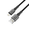 Cable Tech-Protect Ultraboost DNA USB-A / Lightning, 12W, 2.4A, 25 cm, gris hierro