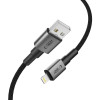 Cable Tech-Protect Ultraboost DNA USB-A / Lightning, 12W, 2.4A, 25 cm, gris hierro