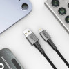 Cable Tech-Protect Ultraboost DNA USB-A / Lightning, 12W, 2.4A, 25 cm, gris hierro