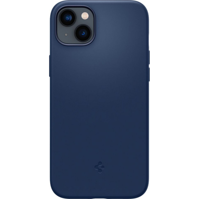 Funda MagSafe Spigen Silicone Fit Mag (ACS04921) para Apple iPhone 14 Plus / 15 Plus, azul marino
