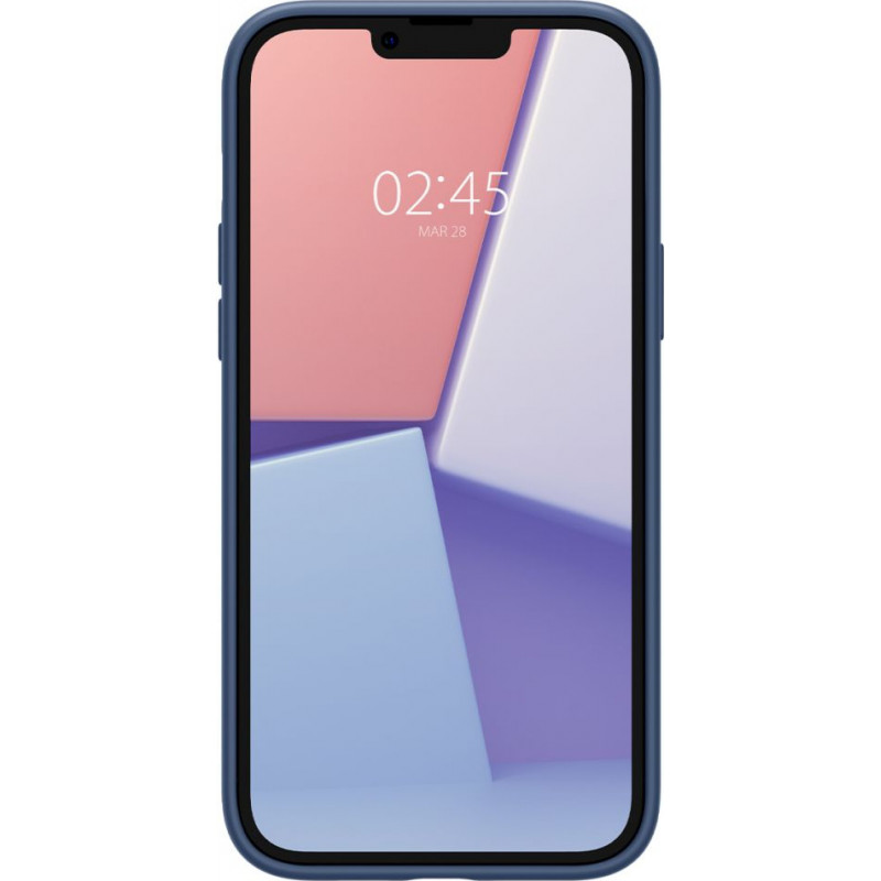 Funda MagSafe Spigen Silicone Fit Mag (ACS04921) para Apple iPhone 14 Plus / 15 Plus, azul marino