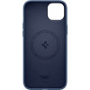 Funda MagSafe Spigen Silicone Fit Mag (ACS04921) para Apple iPhone 14 Plus / 15 Plus, azul marino