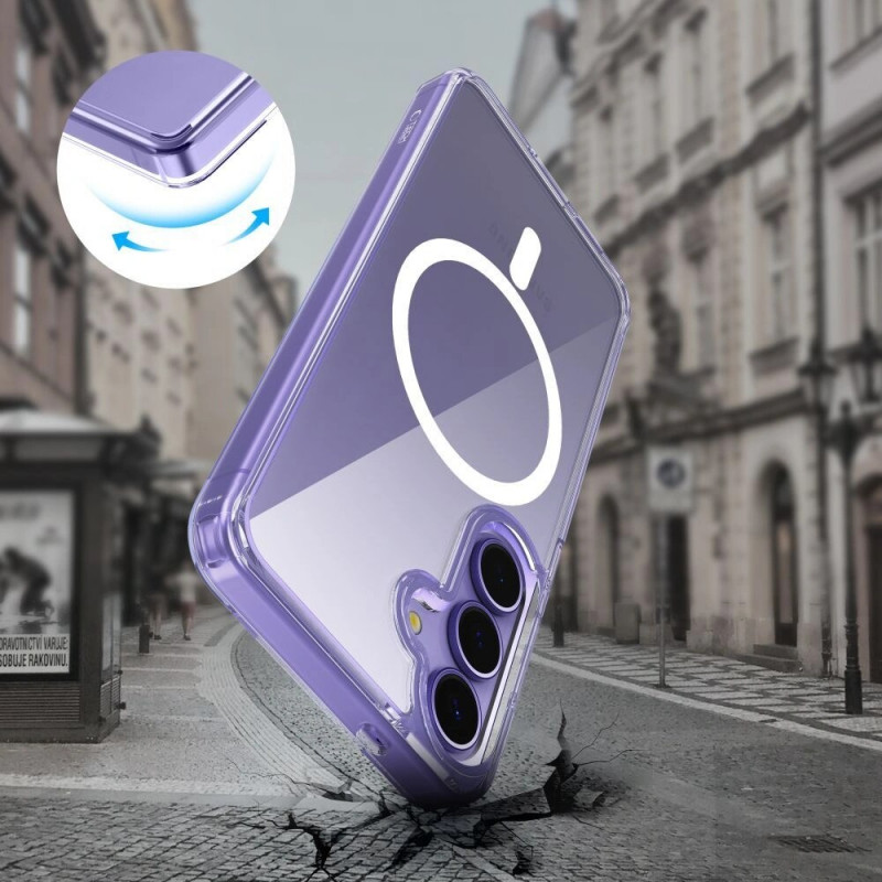 Funda Tech-Protect FlexAir Hybrid MagSafe para Samsung Galaxy A56 5G, transparente