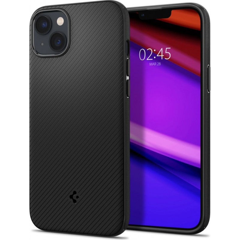 Funda Spigen Mag Armor (ACS04918) para Apple iPhone 14 Plus / 15 Plus, negro mate