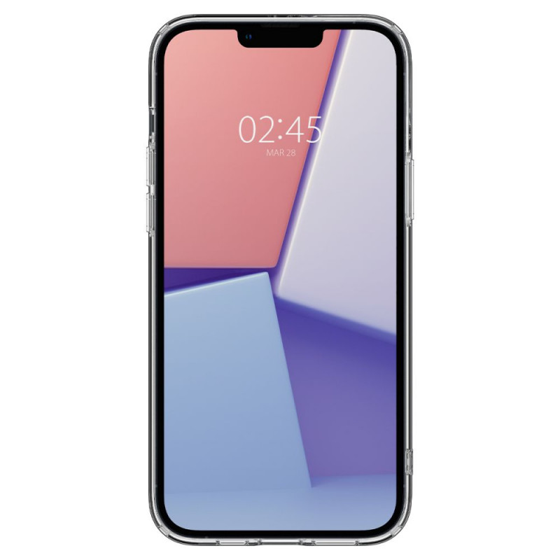 Funda Spigen Quartz Hybrid (ACS04906) para Apple iPhone 14 Plus / 15 Plus, transparente cristal