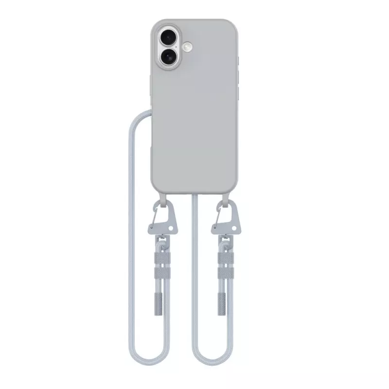 Funda MagSafe Tech-Protect MagNecklace 26328-0 para Apple iPhone 16, gris