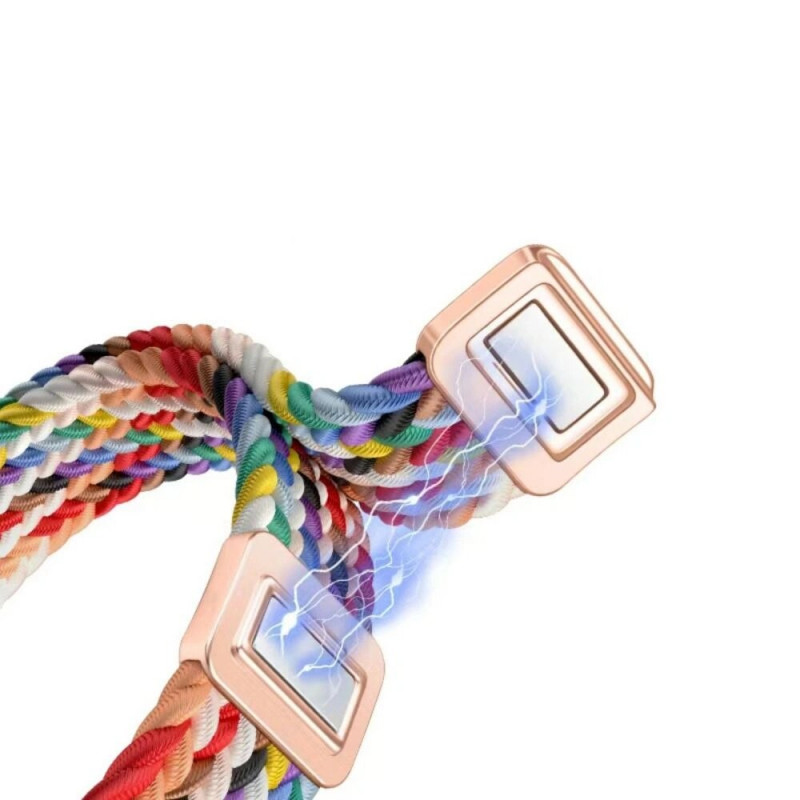 Correa Tech-Protect Nylonmag para Xiaomi Smart Band 8 / 9 / NFC, negra