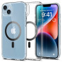 Funda MagSafe Spigen Ultra Hybrid Mag (ACS04904) para Apple iPhone 14 Plus / 15 Plus, fibra de carbono
