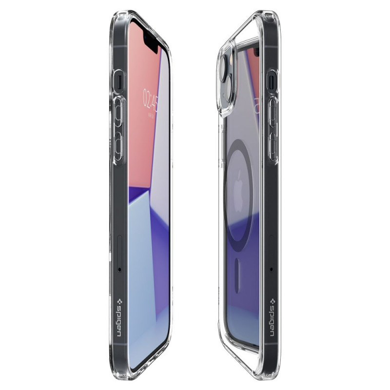 Funda MagSafe Spigen Ultra Hybrid Mag (ACS04904) para Apple iPhone 14 Plus / 15 Plus, fibra de carbono