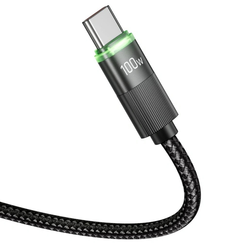 Cable USB-C / USB-C Tech-Protect UB20T Ultraboost PD100W/5A, 180 cm, negro