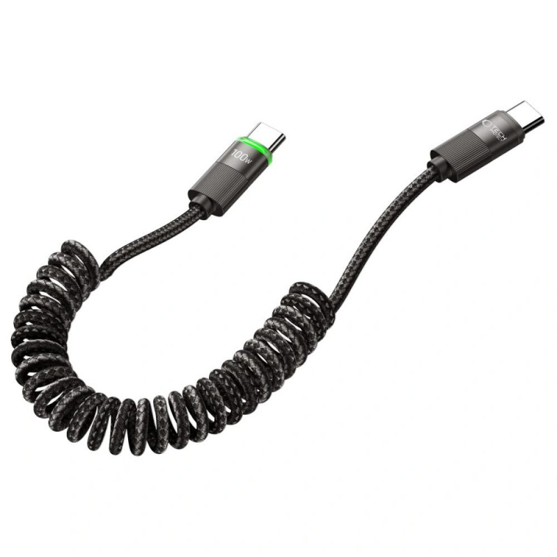 Cable USB-C / USB-C Tech-Protect UB20T Ultraboost PD100W/5A, 180 cm, negro