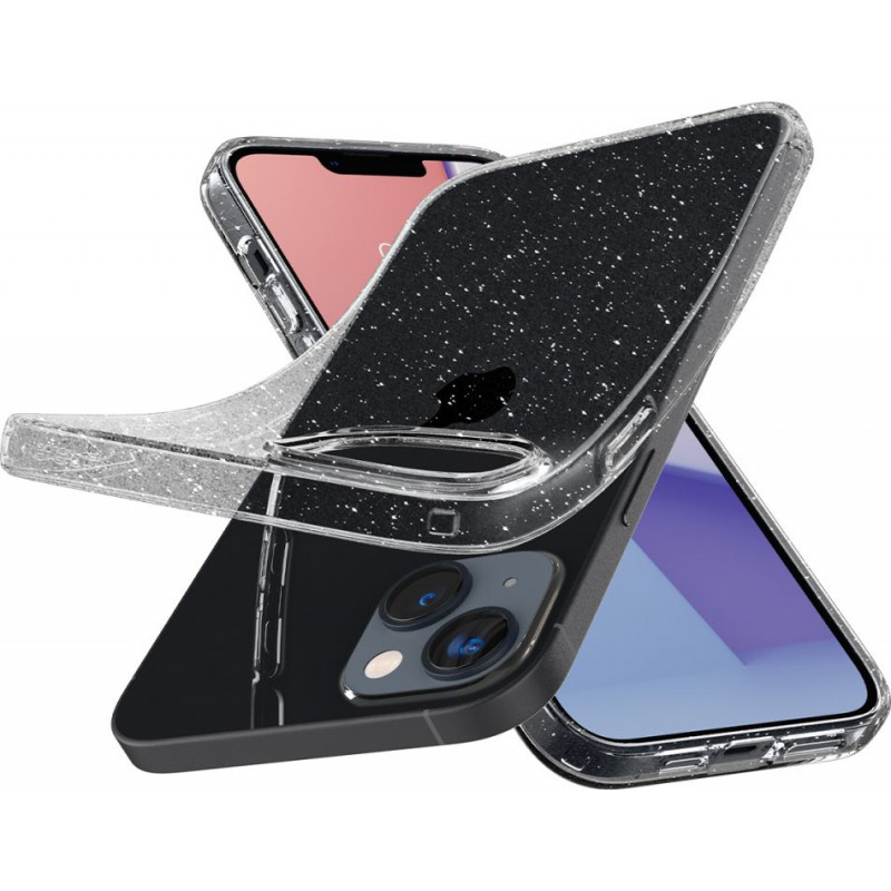 Funda Spigen Liquid Crystal para Apple iPhone 14 Plus / 15 Plus, Glitter Crystal