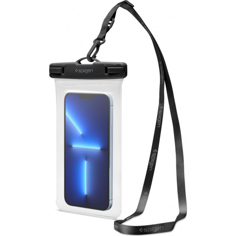 Funda impermeable universal Spigen A601 Aqua Shield, Crystal Clear