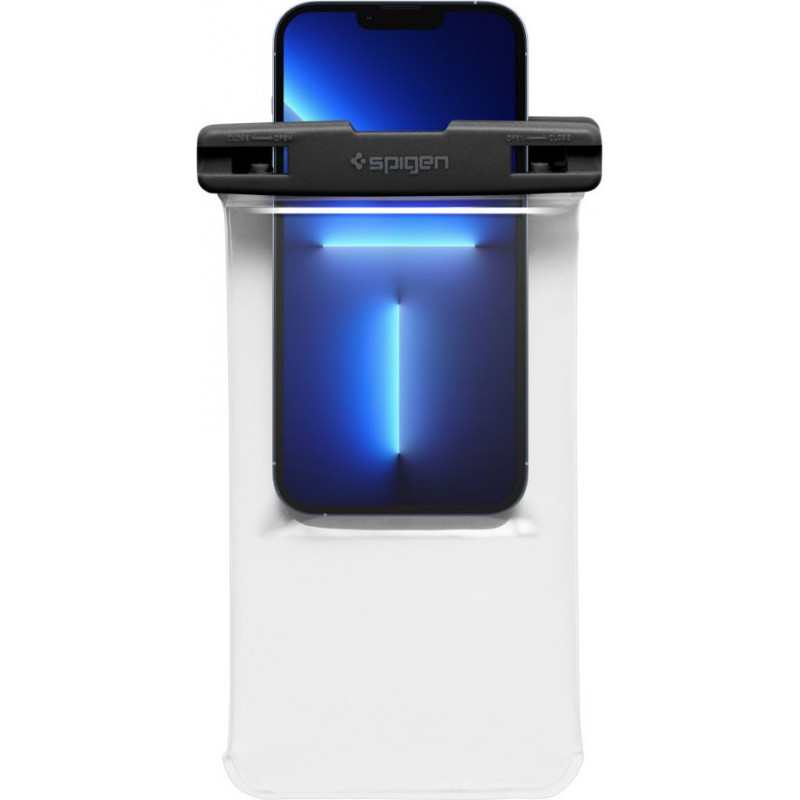 Funda impermeable universal Spigen A601 Aqua Shield, Crystal Clear
