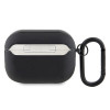 Funda Mercedes-AMG AMAP2SLWK Leather Big Logo para Apple AirPods Pro 2 (2022/2023), negra, logo blanco