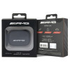 Funda Mercedes-AMG AMAP2SLWK Leather Big Logo para Apple AirPods Pro 2 (2022/2023), negra, logo blanco