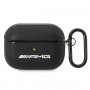 Funda Mercedes-AMG AMAPSLWK para Apple AirPods Pro AMG Leather Big Logo, negra